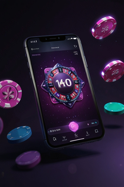 Smartphone showing Mad Casino app